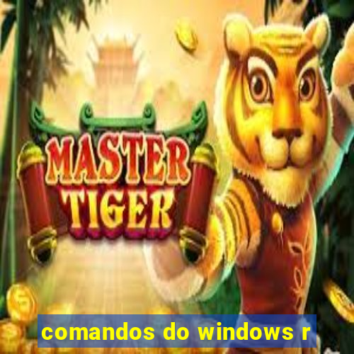 comandos do windows r